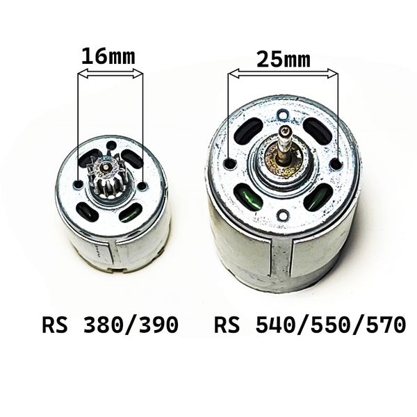 Мотор редуктора 6V 380 класу 14000 RPM дитячого електромобіля  9302 фото