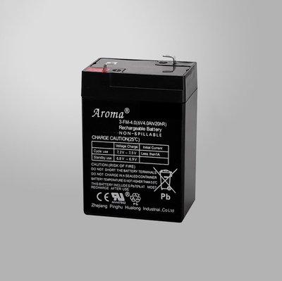 Акумулятор Aroma 6v 4ah 20HR 3-fm-4.0 для дитячого електромобіля 9173 фото