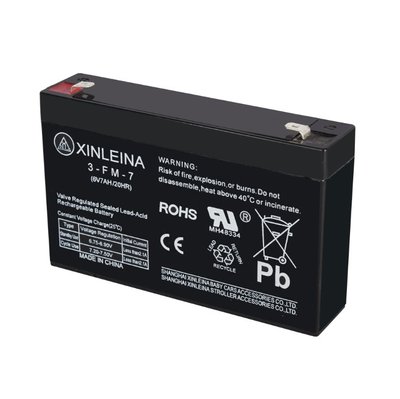 Акумулятор Xinleina 6V 7AH 3-FM-7 20HR для дитячого електромобіля 10359 фото
