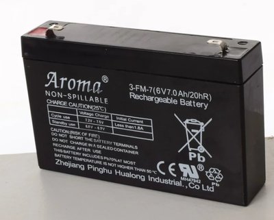 Акумулятор 6V 7AH Aroma для дитячого електромобіля 7400 фото