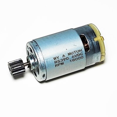 Мотор редуктора 390 класу 18000 RPM 6V дитячого електромобіля  10410 фото