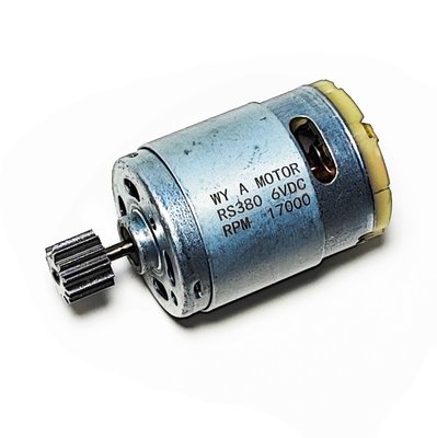 Мотор 6V 17000 rpm 380 rs для дитячого електромобіля copy_9307 фото