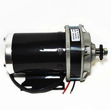 Електромотор колекторний редукторний 48V 800W 600rpm 1790 фото