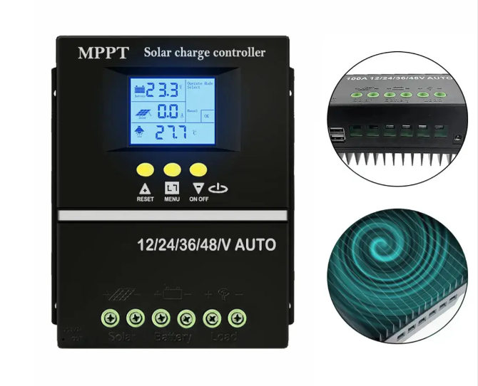 Контроллер для солнечной панели MPPT 90Ah 12/24/36/48V 2648 фото