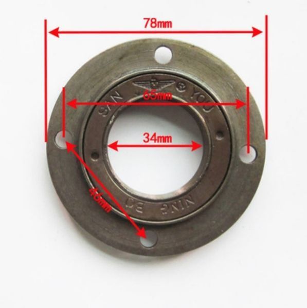 Набір для встановлення двигуна від мотокоси на велосипед 17.5:1 з фривілом 1601 фото