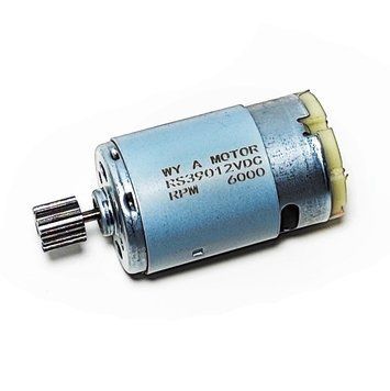 Мотор 12V 6000rpm для рулевого редуктора детского электромобиля 390 класса 1583 фото