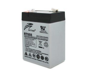 Аккумулятор 6V 5.5Ah AGM Ritar 70х47х105мм 3226 фото