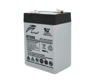 Акумулятор 6 V 5.5 Ah AGM Ritar 70х47х105мм 3226 фото