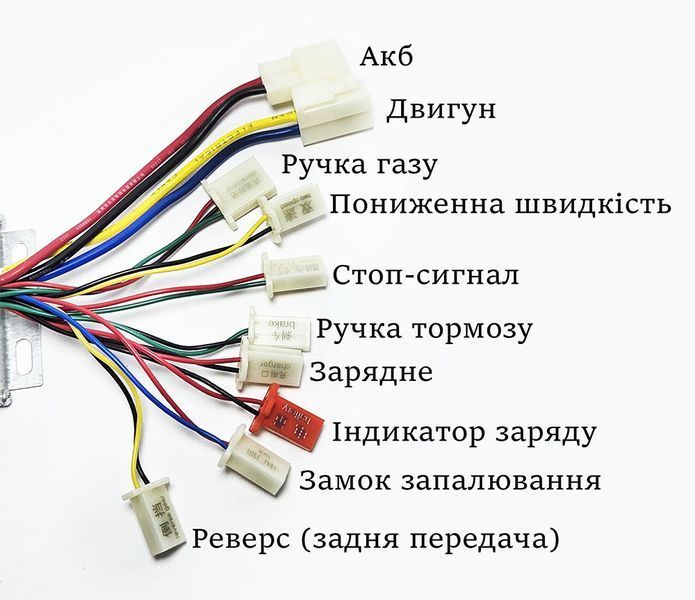 Контроллер 24V 500W 2 скорости с реверсом 3127 фото