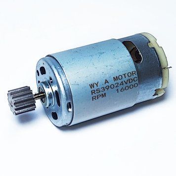 Мотор 24V 16000 оборотов для редуктора детского электромобиля 390 класса 2567 фото
