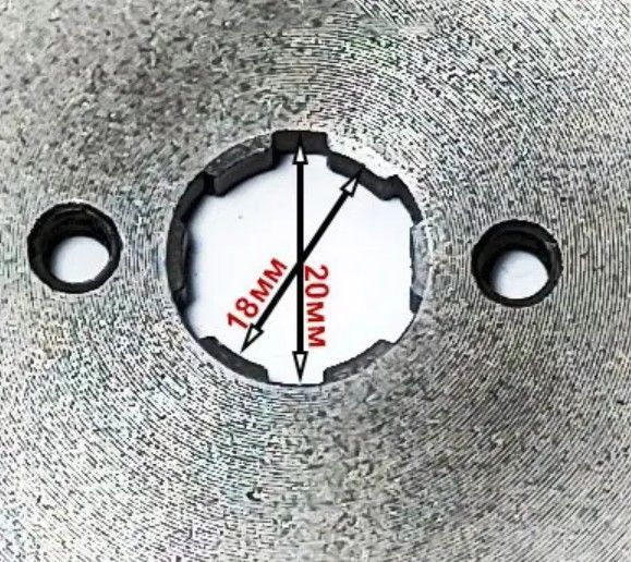 Зірка 520 крок 13 зубців 20 вал 10069 фото