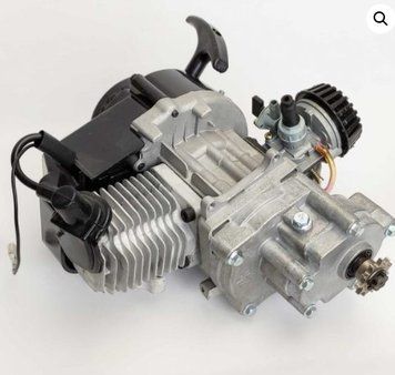 Бензиновый двигатель с редуктором 5:1 11T 49cc для мототехники и квадроциклов 1212 фото