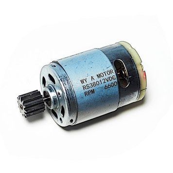 Мотор рулевого редуктора 12V 6600 rpm 380 rs для детского электромобиля 1464 фото