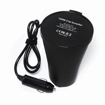 Автомобільний інвертор 12V в 220V 150W у прикурювач 2950 фото