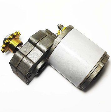 Електромотор редукторний 12V 600W 65RPM 1722 фото