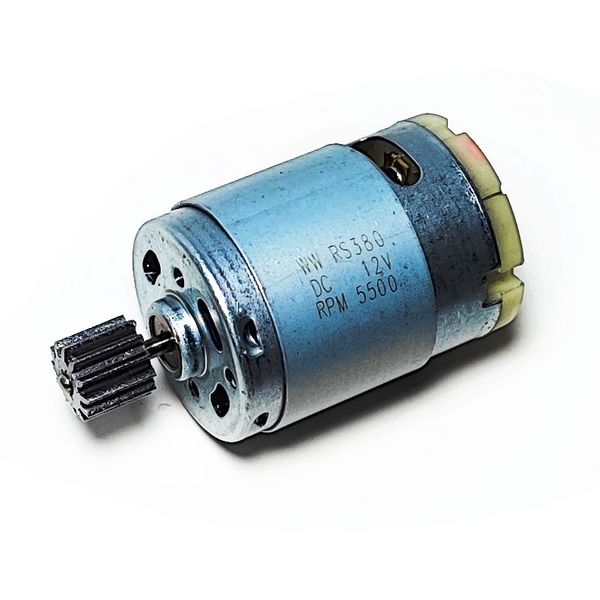 Мотор рулевого редуктора 12V 5500 rpm 380 rs для детского электромобиля 10407 фото