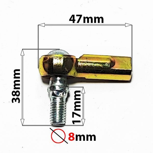 Пара рулевых тяг детского квадроцикла 8mm 91-36mm 1775 фото
