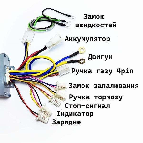 Контроллер 36V 1000W для детского квадроцикла на 3 скорости 3142 фото