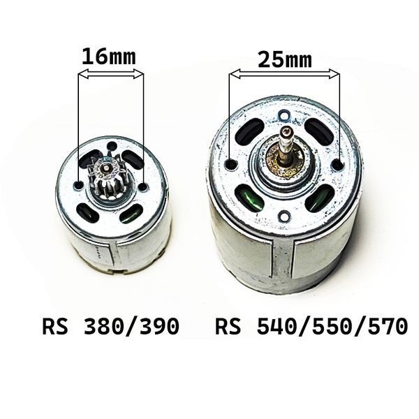 Мотор 12V 18000 оборотов 550 для детского электромобиля 1840 фото